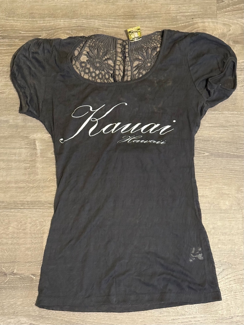 Kauai Hawaii Exclusive Floral Lace Shirt Top